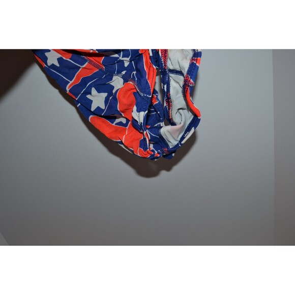 Vintage Swim Suit Red White Blue One Piece - Picture 4 of 5